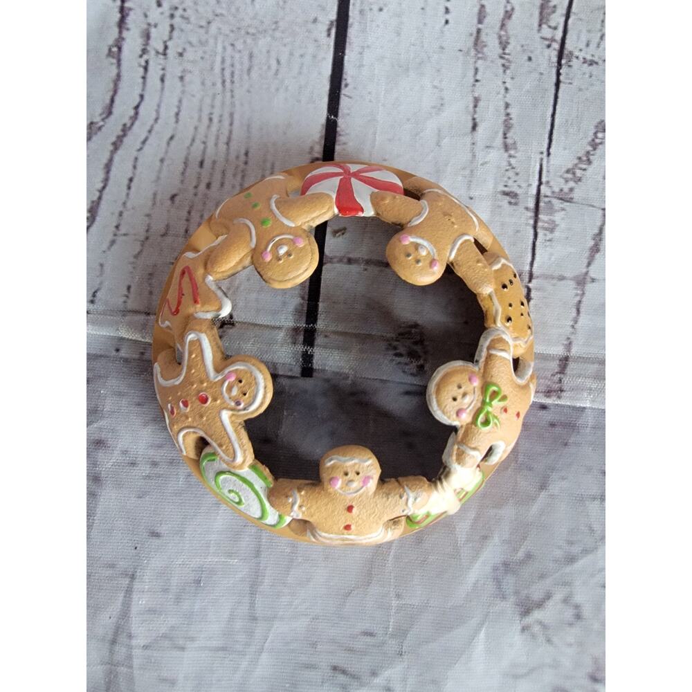 Yankee Candle Illuma Lids Christmas Gingerbread Candle Topper